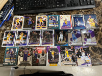 LEBRON JAMES lot of 20 NBA Sportscards Los Angles Lakers