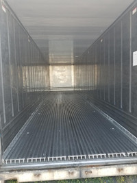 Operational reefer containers.