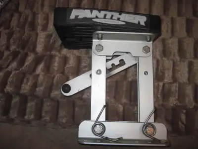 In excellent, like new condition. Will hold motors up to 20 HP. Sells new on Amazon for 350.00. but...