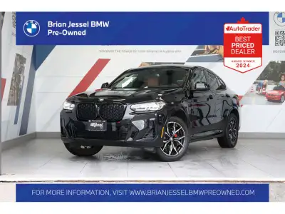 2025 BMW X4 xDrive30i 2.0L I4 DOHC AWD 8-Speed Automatic EXTERIOR - BLACK SAPPHIRE METALLIC INTERIOR...