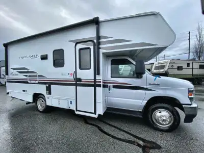 Coachmen Freelander Class C gas motorhome 21RS highlights: Single Slide J-Lounge Dinette Bunk Over C...