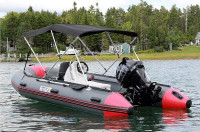 SUMMER SALE - Bimini Top For Inflatable Boats