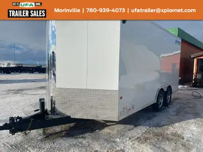 2025 Rainbow 8.5'x16' Cargo Trailer 2X5.2k Axles 10,000 gvw 7' Hihj Interior Ramp Door 6 D-Rings ins...