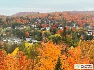 Magnifique terrain de plus de 24000 pieds carrés avec superbe vue sur la vallée de Saint-Sauveur, da...
