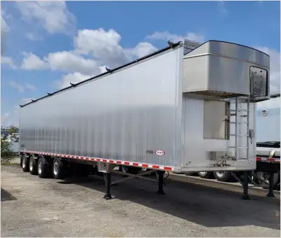 New 2027 TYCROP 53' Quad Smoothflow walking floor trailer, high volume 3,955 Cu Ft., 21,800 Lbs tare...