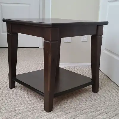 Wood Classic coffe table for $115.00, excellent condition.Size W 21.5"×L 21.5" x H 21.5".The perfect...