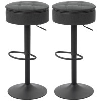Set of 2 Barstools with Storage, Swivel Bar Stools with PU Leath City of Toronto Toronto (GTA) Preview
