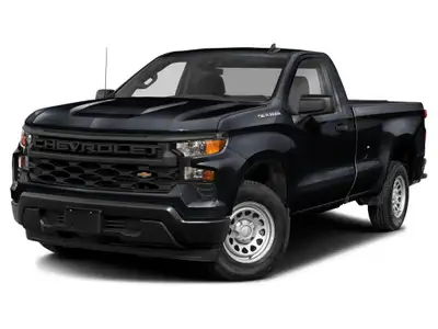 The 2026 Chevrolet Silverado 1500 Work Truck in stunning black is a robust 4x4 designed for both dai...