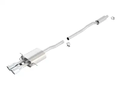 Except John Cooper Works. Features mirror polished T-304 stainless steel tips. BORLA Cat-Back and Ax...