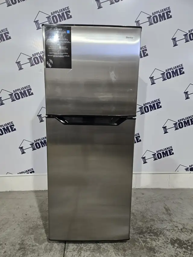 Top Freezer Fridge Stainless Danby 24"