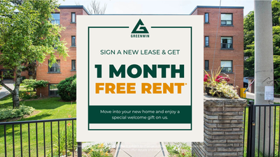 Building Features OPEN HOUSE: FRIDAY, AUGUST 7TH & 21ST | 4-6PM Get 1 Month Free Rent!* East York is...