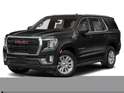 The 2022 GMC Yukon SLE in Black commands attention with its robust 4x4 drivetrain, ensuring outstand...