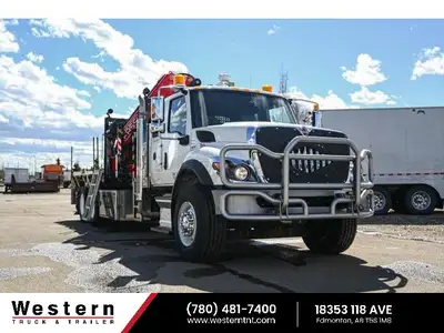2020 International HV607 SBA PICKER DECK This 2020 International HV607 Tandem-Axle Fassi Picker Deck...