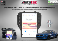 Ford Mustang (2015 – 2023) 14.4″ IPS QHD 2K Touch-Screen CarPlay