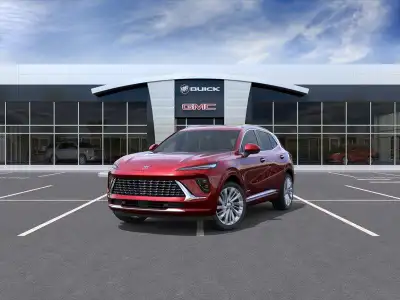 The 2026 Buick Envision Avenir AWD 4dr is a striking SUV in brilliant red that commands attention on...
