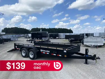 Canada Trailers Tandem Axle Utility Trailers 10,800lbs GVWR is $6,635.00 or $132.68/month! Ord: 8218...