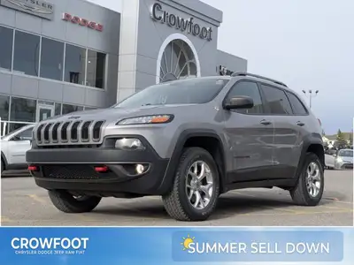 Look at this 2018 Jeep Cherokee Trailhawk. Its Automatic transmission and Regular Unleaded V-6 3.2 L...