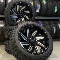 New 22" GMC 2500 Wheels & Tires | 8x165.1 | 22x12 -44 OFFSET