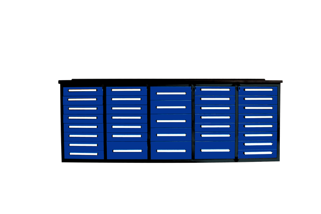 NEW STAINLESS 15 DRAWER + 2 CABINET 10 FT TOOL BENCH 1015DD2SS in Tool Storage & Benches in Regina - Image 5