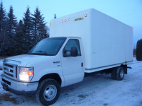 2012 Ford E-450 COMMERCIAL CUTAWAY CUBE VAN, 16 FOOT BOX LOW KMS