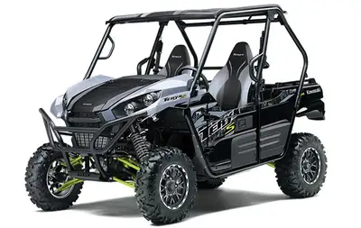 Designed for adventure, the two-passenger Teryx side by side has the edge when it comes to power and...