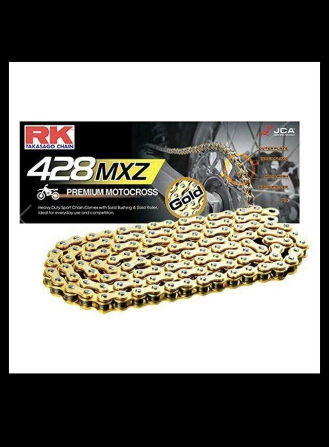 RK Chain GB428MXZ 120 Gold 428 Mxz X  in Snowmobiles Parts, Trailers & Accessories in Sarnia - Image 3