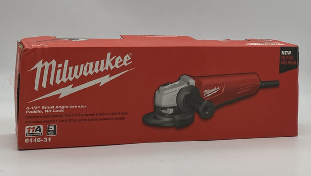 Milwaukee 6146-31 4-1/2-Inch Small Angle Grinder Paddle No-Lock in Power Tools in Mississauga / Peel Region - Image 3