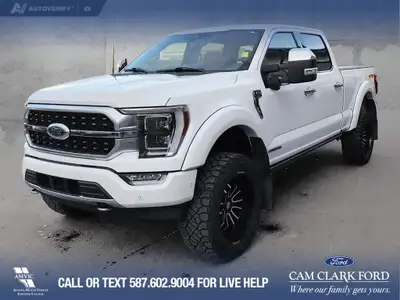 2021 F150 Platinum Hybrid, 6.5ft box, Moon roof, Pro Power onboard 7.2kW generator, Star White Paint...