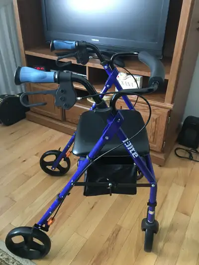 Walker in good clean like new condition with carry on bag, View more