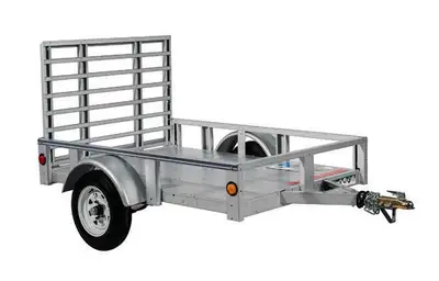 An economical entry level trailer, featuring rail sides, steel floor, and galvanized slat gate. The...