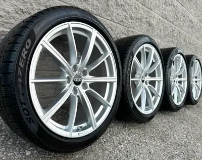 Pirelli Sottozero Winter 240 Serie II AO Snow Tires and original 19 inch Audi A5 / S5 / RS5 "Audi Sp...