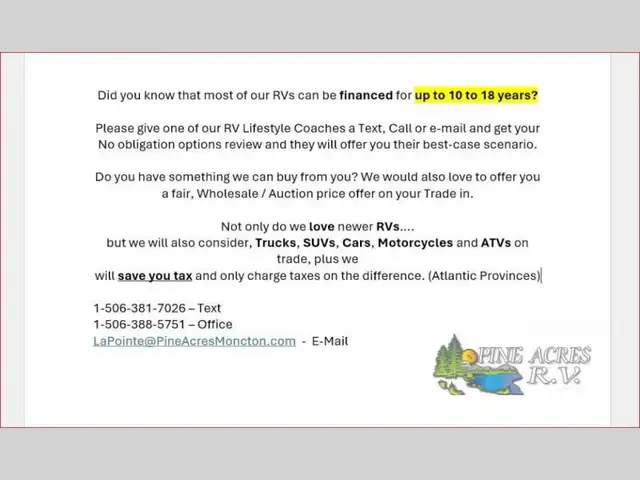 2019 Forest River RV Salem 32BHDS Bunk Room & 2 Slides in Travel Trailers & Campers in Moncton - Image 15