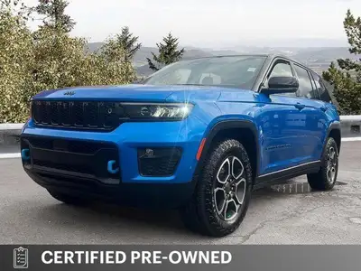 Welcome to Moncton Chrysler Jeep Dodge. Recent Arrival! 2023 Jeep Grand Cherokee Trailhawk 4xe 2.0L...