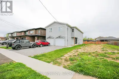 This one-year-old, custom-built, semi-detached two-storey home offers three upper-level bedrooms, in...