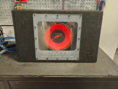 KENWOOD 10 INCH SUB WITH PORTED SHALLOW BOX MAKE A CASH OFFER, View more