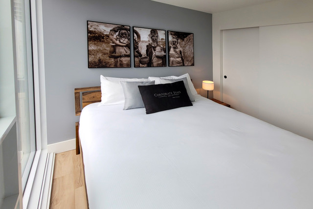 Furnished Brand NEW 2-bedroom at Livmore - All inclusive dans Locations temporaires  à Ville de Montréal