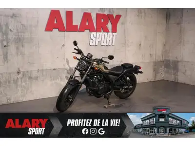 Alary Sport 2019 Honda REBEL 500 Honda REBEL 500 2019 Cette MOTOCYCLETTE HONDA REBEL 500 2019 est di...