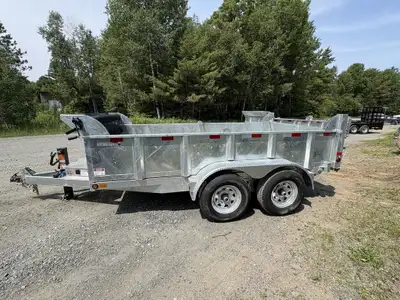 2026 Canada Trailers Tandem Axle Dump DT10K DT610-10K 10,800LB GVWR, 2 5200LB Axles with Easy Lube S...