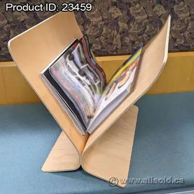 Umbra Maple Tabletop Magazine Rack Stand Display, View more