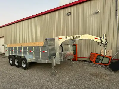 2026 Tow Tek Galvanized Tri-Axle Dump Trailer – 21,000lb GVWR – 3YR Warranty Description: Tow Tek Ma...