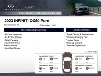 Only 30,577 kms! The 2023 INFINITI QX50 PURE is an elegant, spacious premium compact crossover that... (image 1)