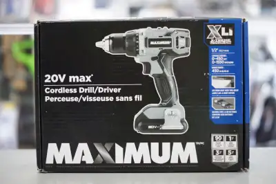Maximum Cordless Drill/Driver - BRAND NEW, View more