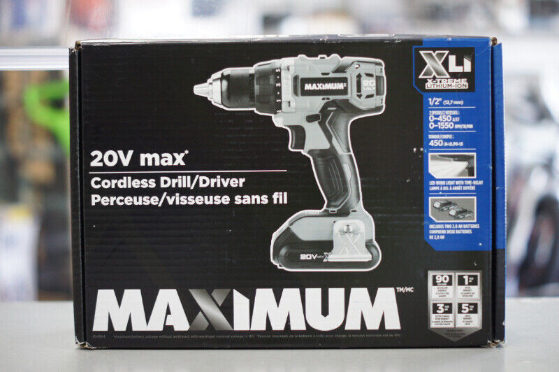 Maximum Cordless Drill Driver BRAND NEW Power Tools Oakville