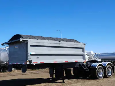 Being sold with fresh safety 2003 Load Line Lead Side Dump Trailer GVWR: 27,000 KG (60,000 LBS) Air...