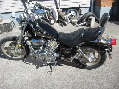 sonic cycle just got a 1986 yamaha xv - 1100 virago in for parts or fixer up . has pipe,s runs and d...