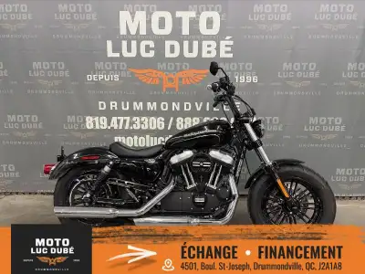 Harley-Davidson XL1200X Forty-Eight 2016 29 709 KM MOTO CANADIENNE ALARME GUIDON SURÉLEVÉ RÉSERVOIR...
