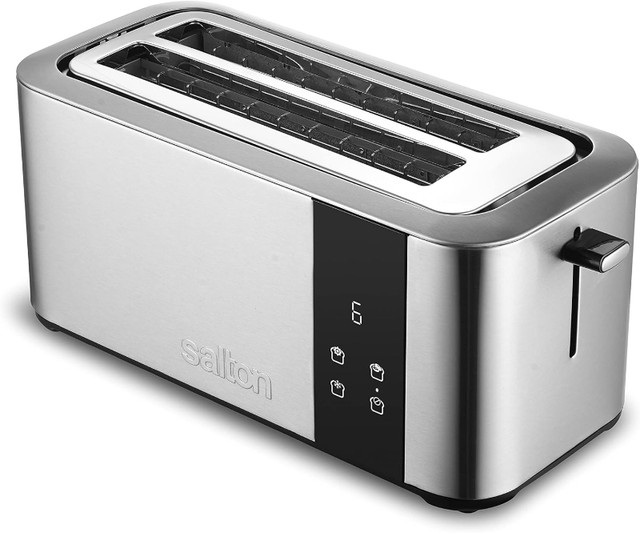 Salton Stainless Steel Countdown Long Slot Toaster Brand New in Toasters & Toaster Ovens in Mississauga / Peel Region