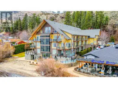 Beautiful 1 bedroom condominium at Summerland Waterfront Resort with vaulted ceilings and lovely vie...