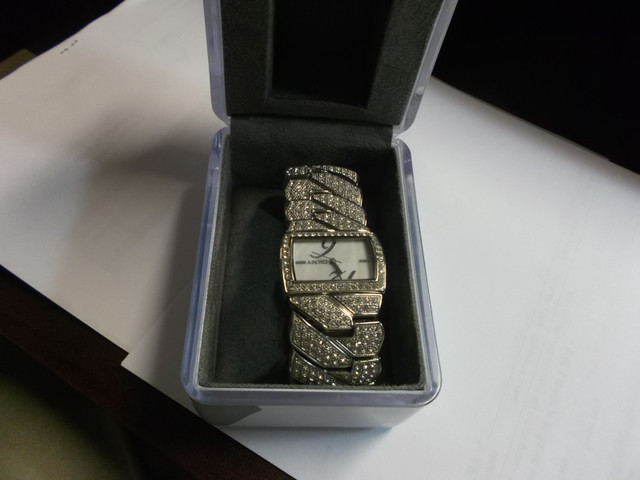 LADIES BEAUTIFUL DKNY  DIAMOND STUDDED  WATCH NEW in Jewellery & Watches in Belleville - Image 2