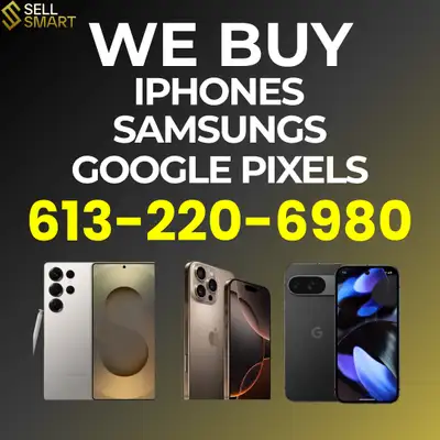 BUY/SELL iPhones, Samsung Galaxy’s, Google Pixels - Cash Today!, View more